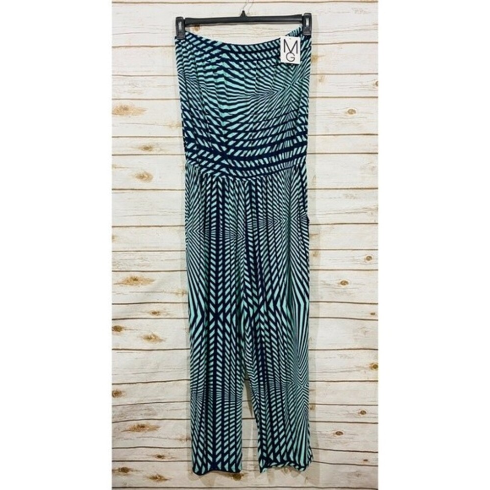 Mlle Gabrielle strapless elastic waist jumpsuit Size 2X